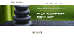 Desktop Screenshot of bodybenefits.co.za